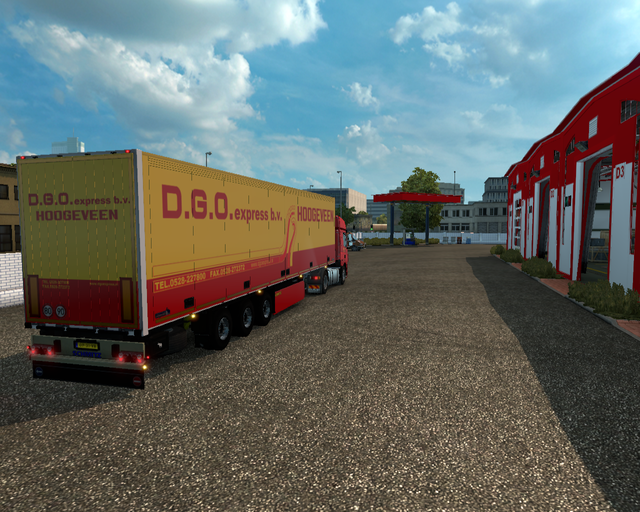 ets2 Daf CF 4x2 + Schmitz zonder koeler D.G.O prive skin ets2