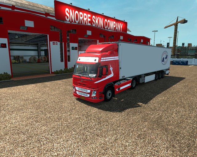 ets2 Volvo FM 2015 4x2 + Chereau Coolliner van Str prive skin ets2