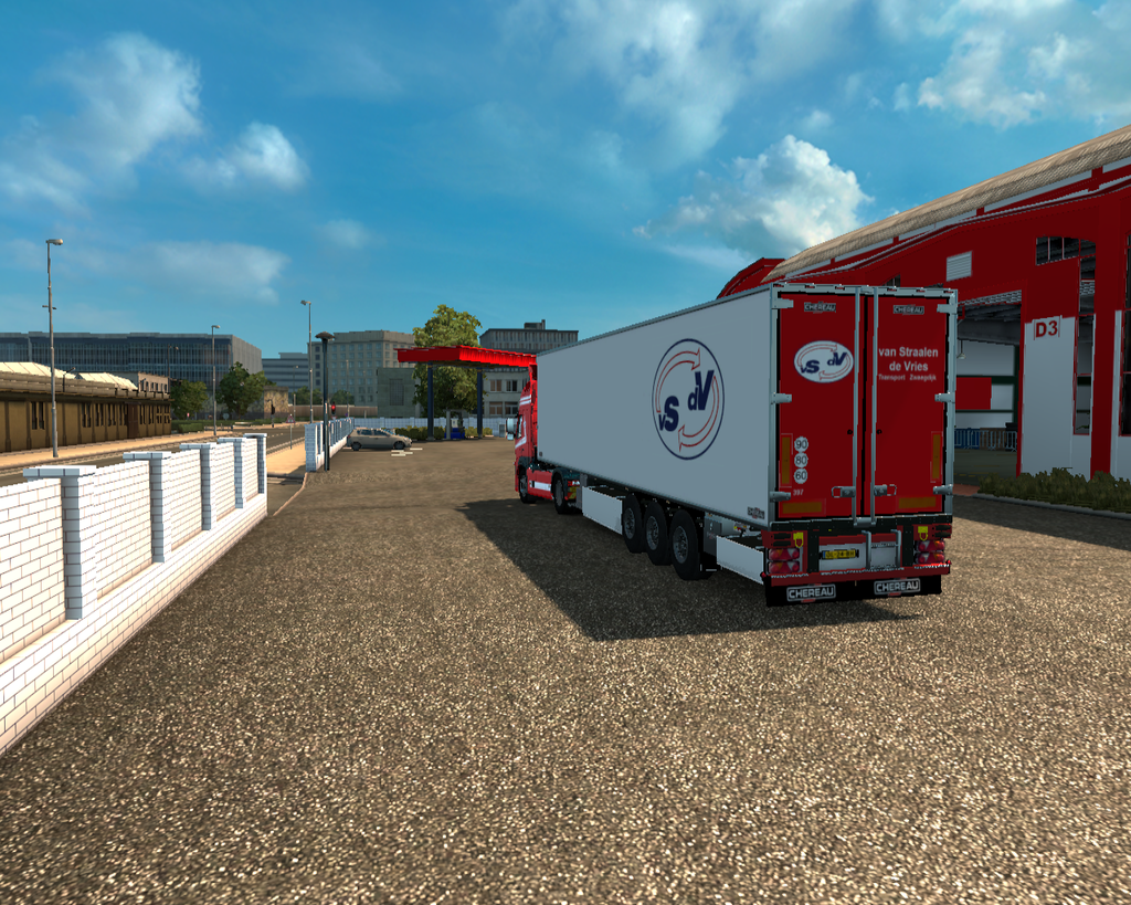 ets2 Volvo FM 2015 4x2 + Chereau Coolliner van Str - prive skin ets2