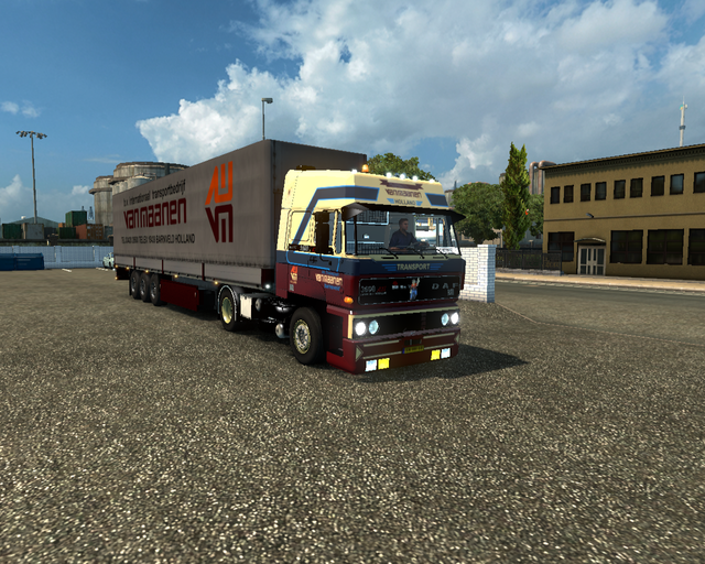 ets2 DAF 3600 ati 4X2 + Schmitz Huiftrailer van Ma prive skin ets2