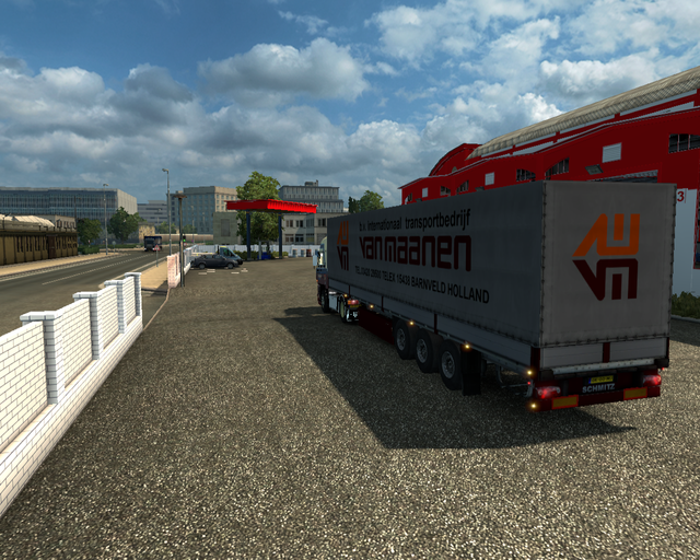 ets2 DAF 3600 ati 4X2 + Schmitz Huiftrailer van Ma prive skin ets2