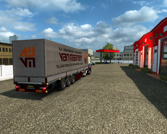 ets2 DAF 3600 ati 4X2 + Schmitz Huiftrailer van Ma prive skin ets2