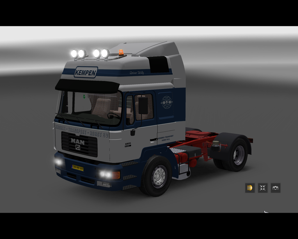 ets2 Man F2000 Sillenz 16-464 4x2 Hendrix Transpor - prive skin ets2