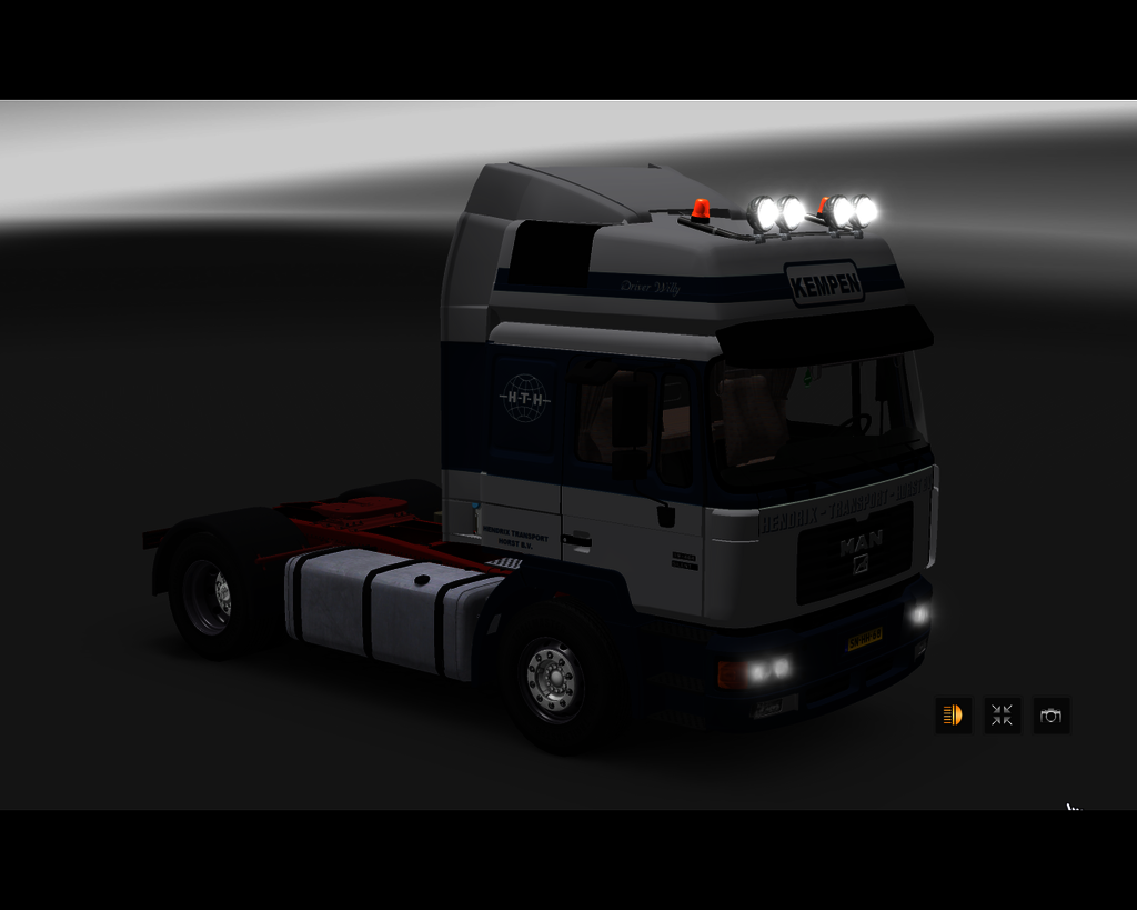 ets2 Man F2000 Sillenz 16-464 4x2 Hendrix Transpor - prive skin ets2