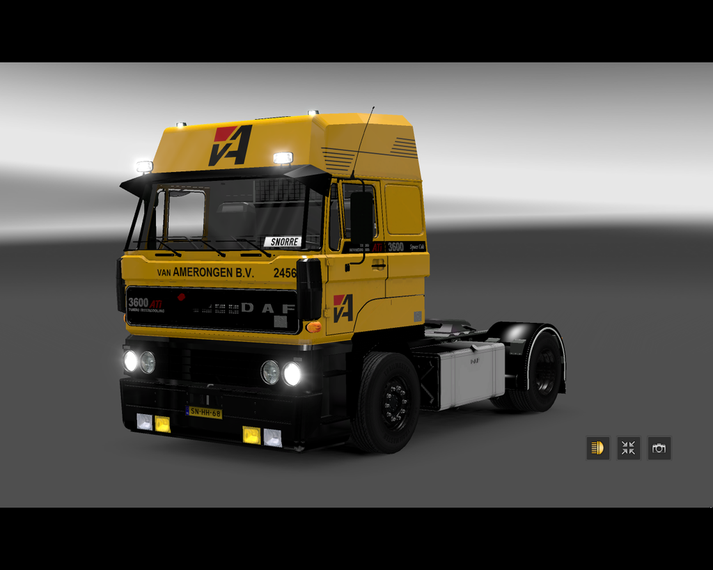 ets2 Daf 3600 ATI intercooler 4x2 van Amerongen Tr - prive skin ets2