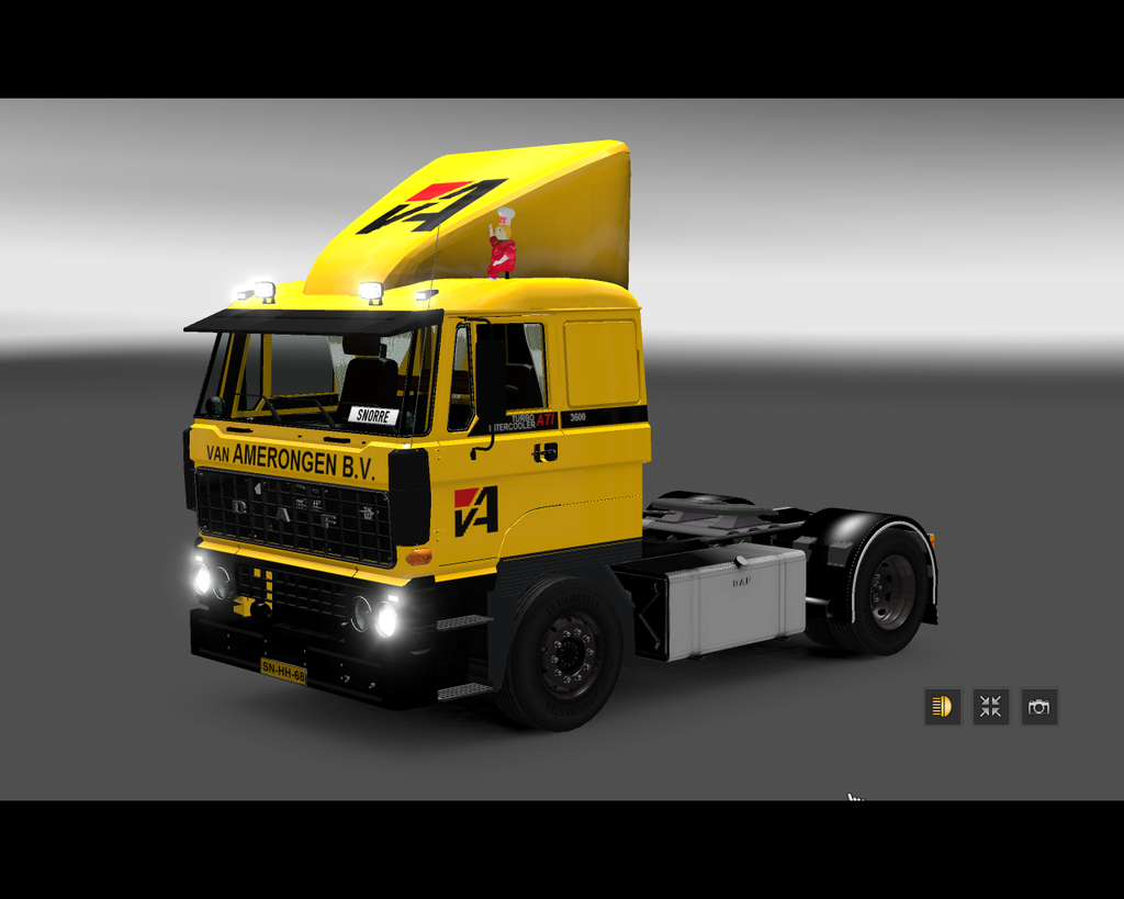 ets2 Daf 3600 ATI intercooler 4x2 lowcab van Amero - prive skin ets2