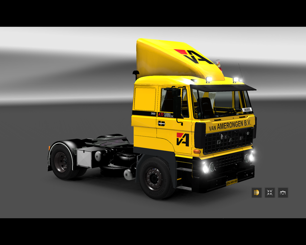 ets2 Daf 3600 ATI intercooler 4x2 lowcab van Amero - prive skin ets2