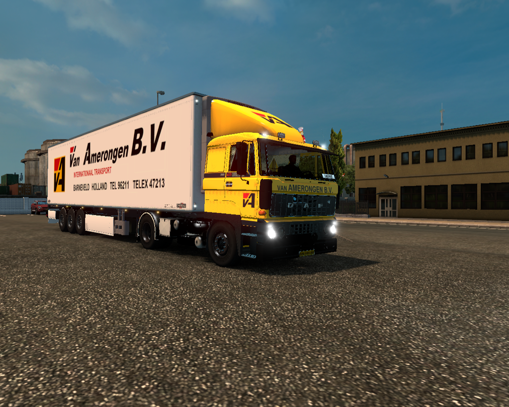 ets2 Daf 3600 ATI intercooler 4x2 lowcab + Chereau - prive skin ets2