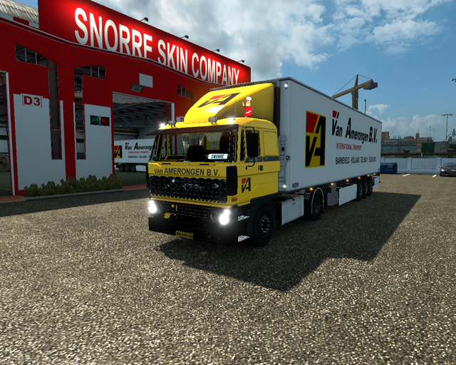 ets2 Daf 3600 ATI intercooler 4x2 lowcab + Chereau prive skin ets2