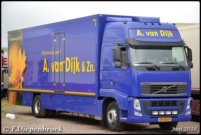 BX-GG-11 Volvo FH3 van Dijk-BorderMaker 2016