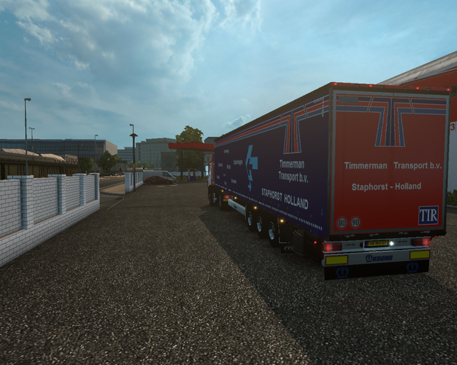 ets2 Daf CF 4x2 + Krone Profiliner Timmerman Trans prive skin ets2