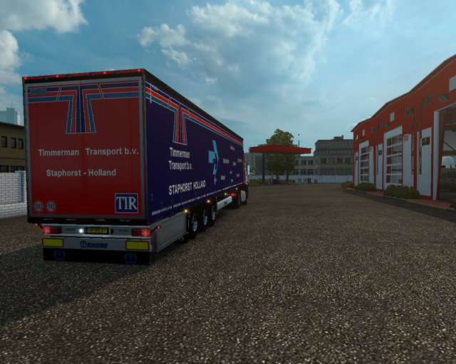 ets2 Daf CF 4x2 + Krone Profiliner Timmerman Trans prive skin ets2