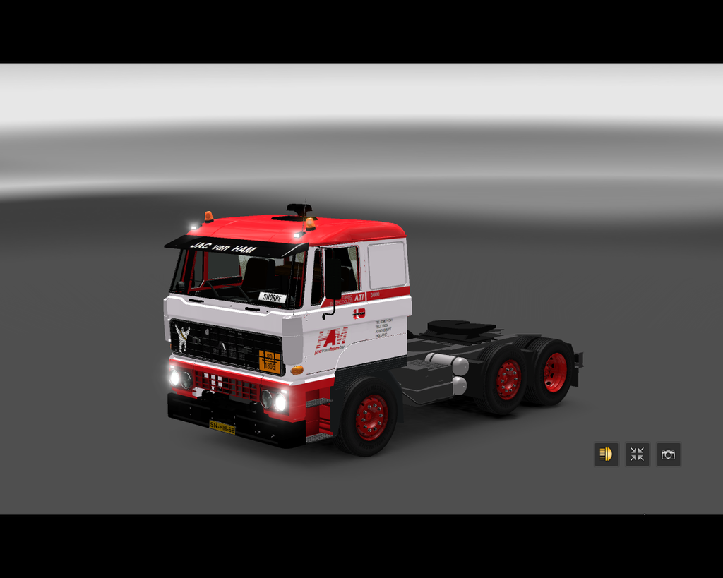 ets2 Daf 3600 Ati turbo cooler 6x2 lowcab Jac van  - prive skin ets2