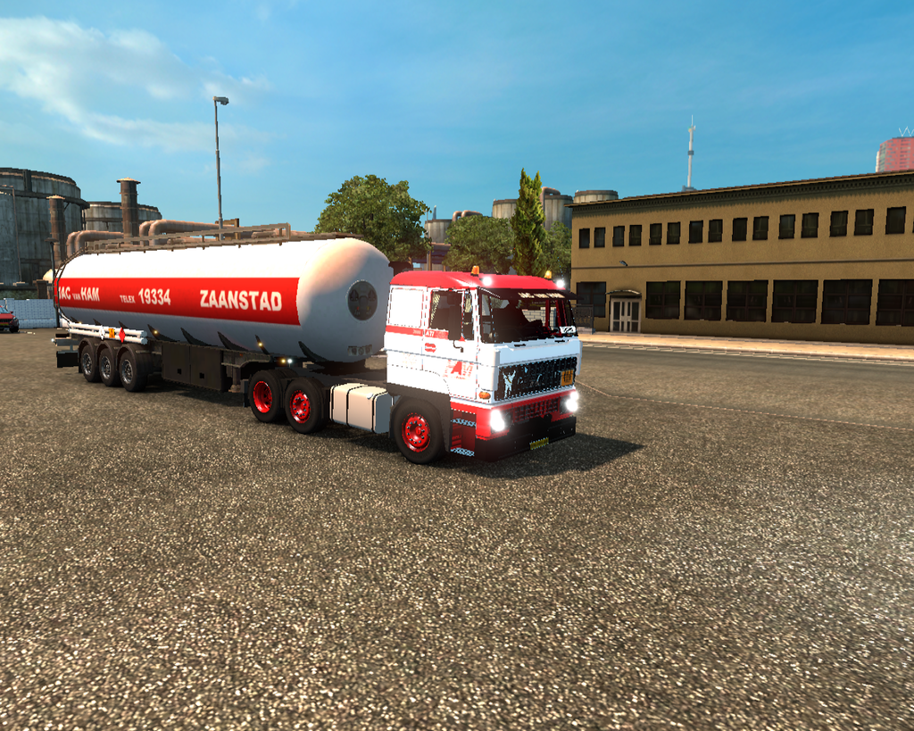 ets2 Daf 3600 Ati turbo cooler 6x2 lowcab + Chemic - prive skin ets2