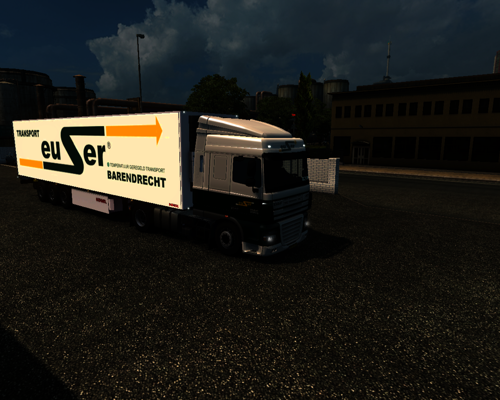 ets2 Daf 105 XF 4x2 + Kogel Coolliner Euser Transp - prive skin ets2