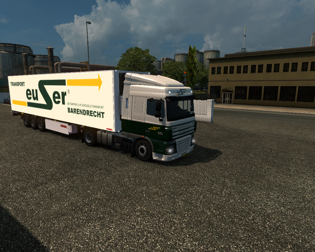 ets2 Daf 105 XF 4x2 + Kogel Coolliner Euser Transp prive skin ets2