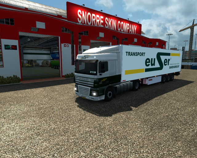 ets2 Daf 105 XF 4x2 + Kogel Coolliner Euser Transp prive skin ets2