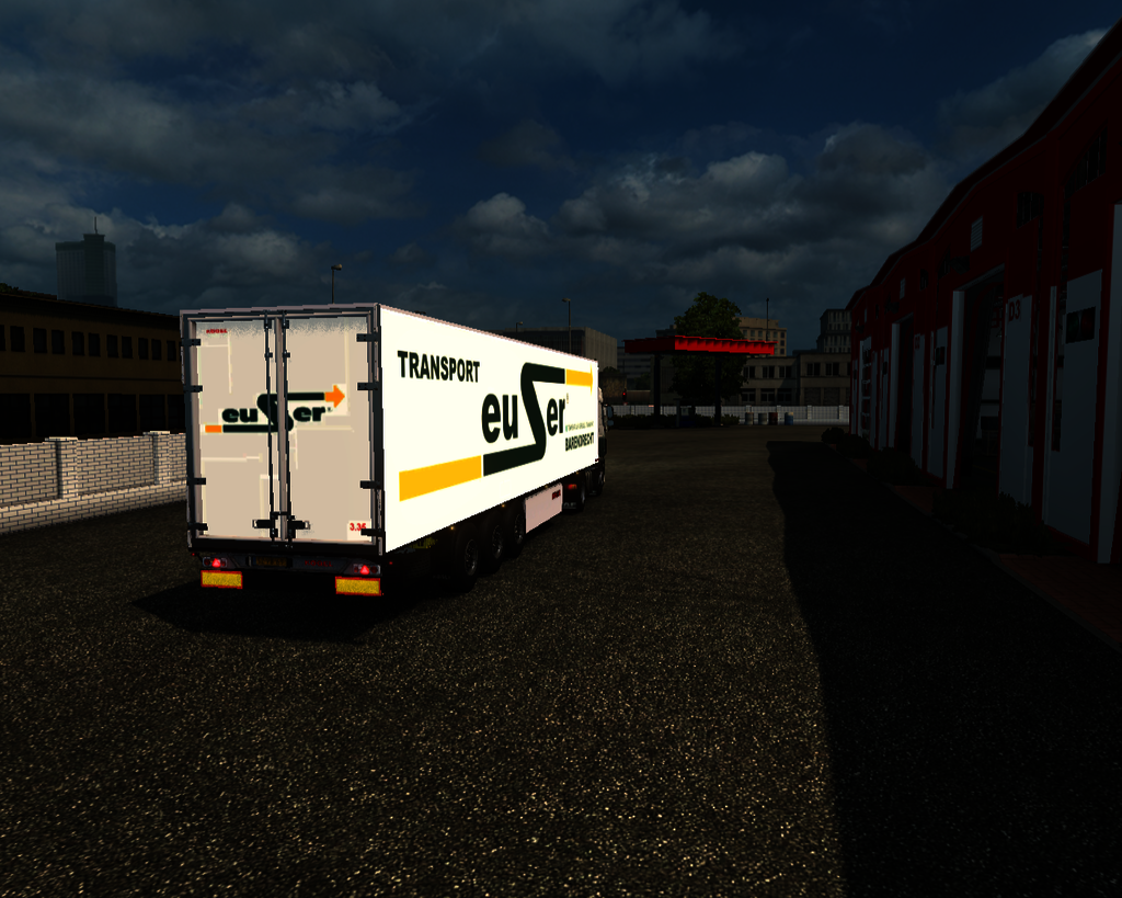 ets2 Daf 105 XF 4x2 + Kogel Coolliner Euser Transp - prive skin ets2