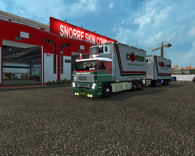 ets2 Daf 3300 ATI Turbo Intercooler 6x4 BDF Koene  prive skin ets2