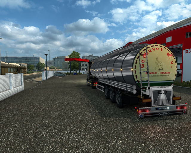 ets2 Volvo FH Classic 4x2 + van Hool Tanktrailer G prive skin ets2