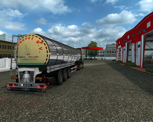 ets2 Volvo FH Classic 4x2 + van Hool Tanktrailer G prive skin ets2