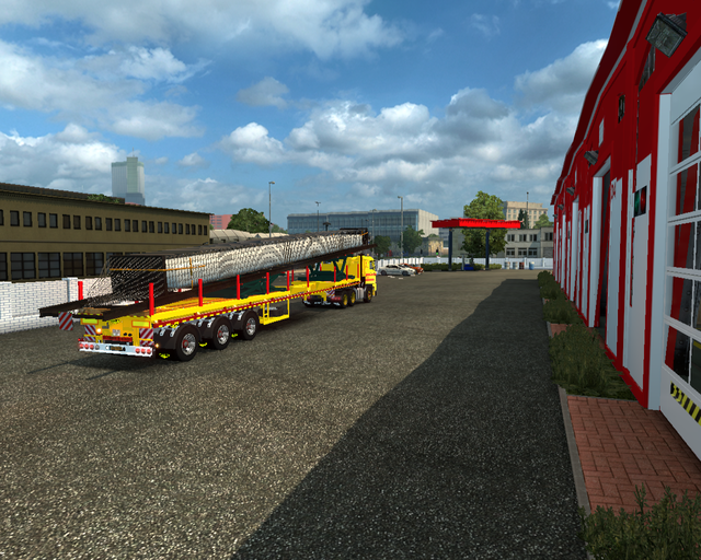 ets2 Daf 2800 6x4 + Brohuis long trailer Klomp int prive skin ets2