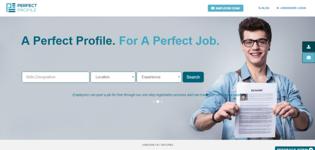 Perfect Profile   For a Perfect Job Perfect profile