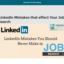 LinkedIn Mistakes that effe... - Perfect profile