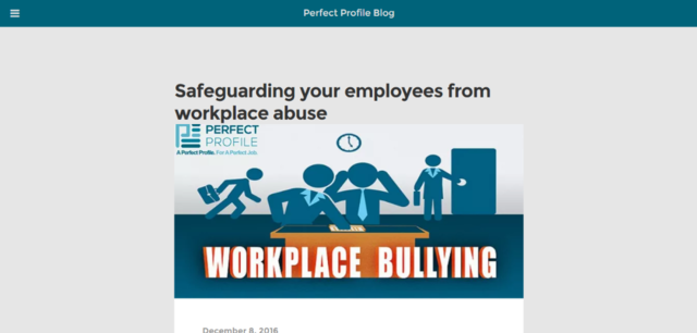 Safeguarding your employees from workplace abuse   Perfect profile