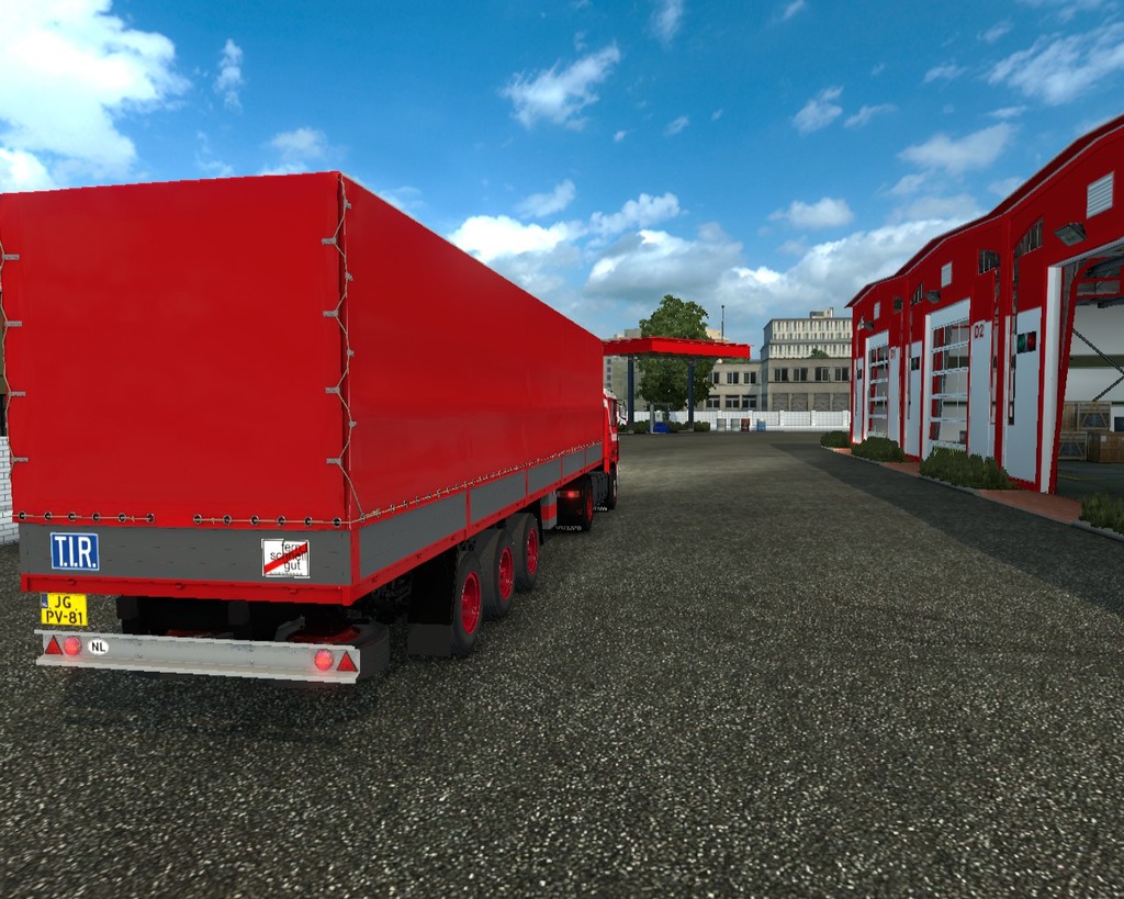 ets2 Volvo F16 lowcab 4x2 + 3 achsplane G van Rens - prive skin ets2