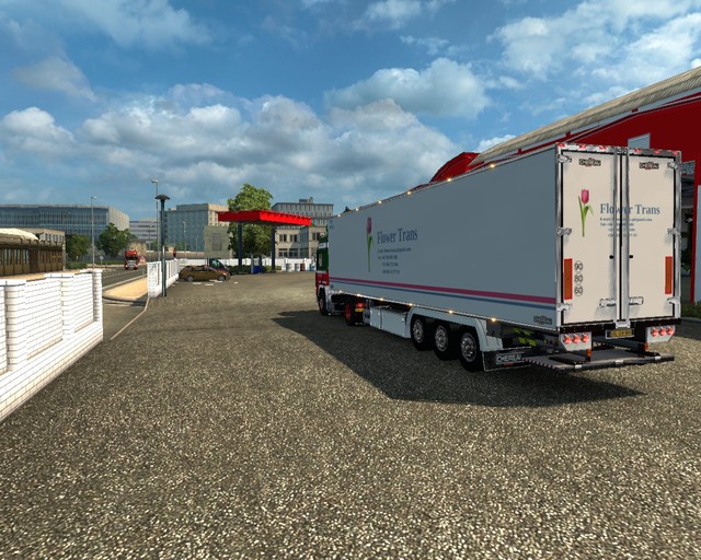 ets2 Volvo F16 highcab 4x2 + Chereau Bort van de W prive skin ets2