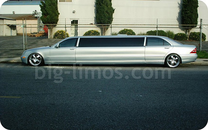 Custom Stretched Mercedes Limo Picture Box