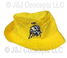 Hat Kids Yellow with Bull Picture Box