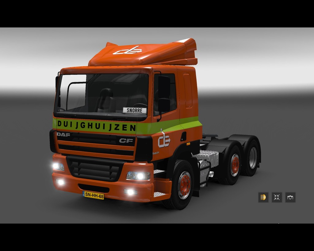 ets2 Daf 85 CF lowcab 6x2 Duijghuijzen Beuningen H - prive skin ets2