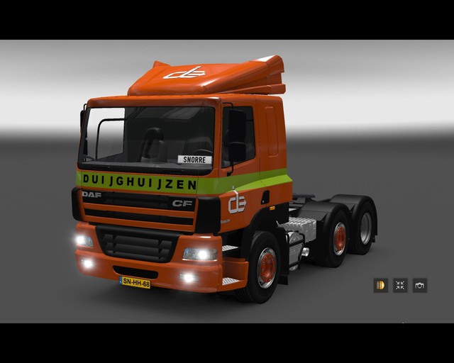 ets2 Daf 85 CF lowcab 6x2 Duijghuijzen Beuningen H prive skin ets2