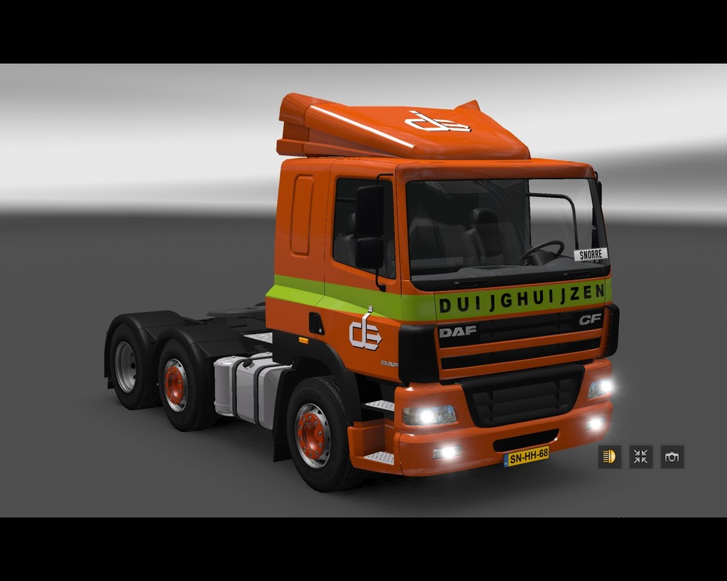 ets2 Daf 85 CF lowcab 6x2 Duijghuijzen Beuningen H - prive skin ets2