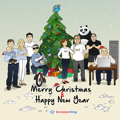 Browserful Christmas and New Year - Web Joke Tech Jokes