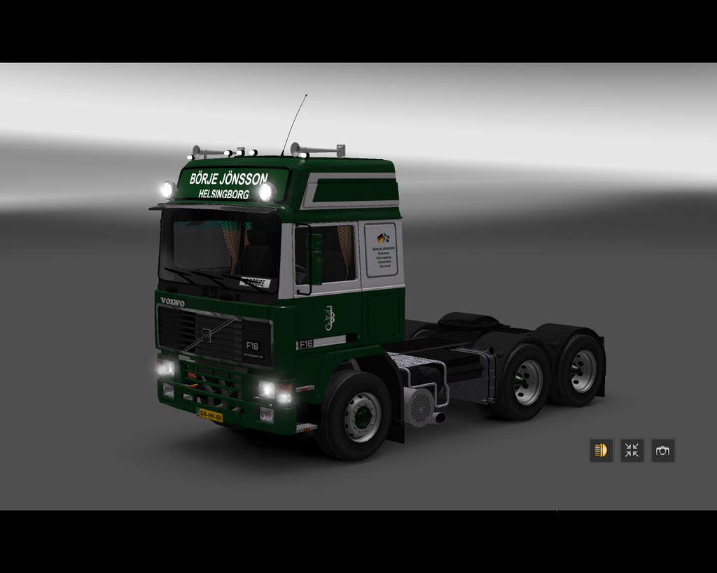 ets2 Volvo F16 6x4 BÃ¶rje JÃ¶nsson Helsingborg (S) - prive skin ets2