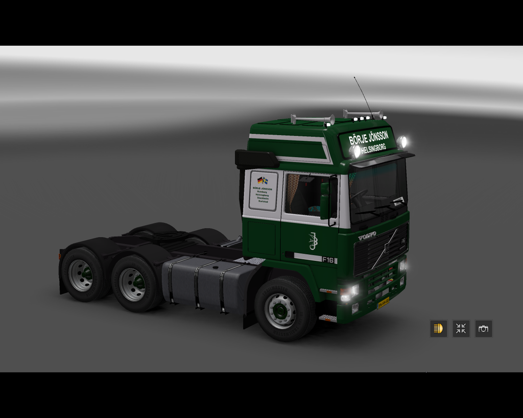 ets2 Volvo F16 6x4 BÃ¶rje JÃ¶nsson Helsingborg (S) - prive skin ets2