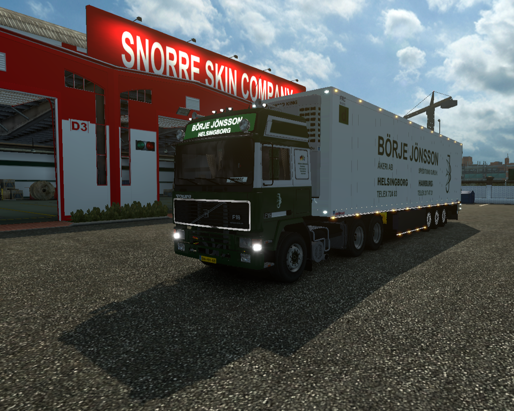 ets2 Volvo F16 6x4 + Schmitz Ferroplast BÃ¶rje JÃ¶ - prive skin ets2