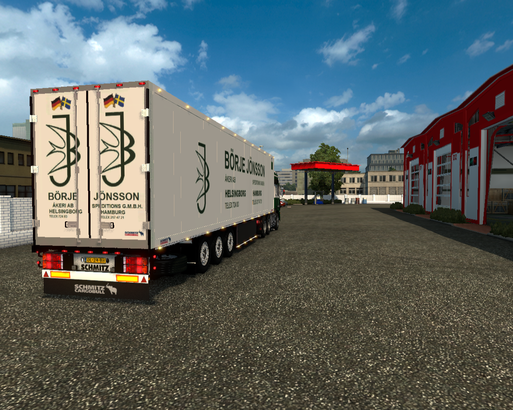 ets2 Volvo F16 6x4 + Schmitz Ferroplast BÃ¶rje JÃ¶ - prive skin ets2