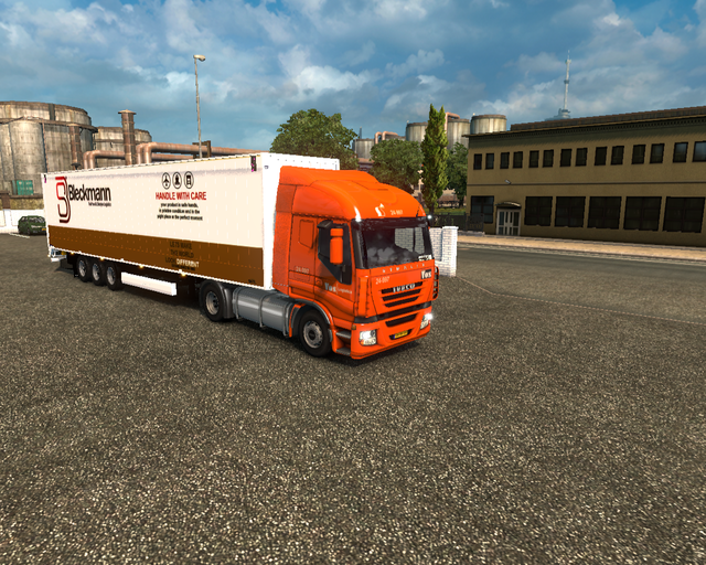 ets2 Iveco Stralis Vos Logistics Oss Holland + Tra prive skin ets2