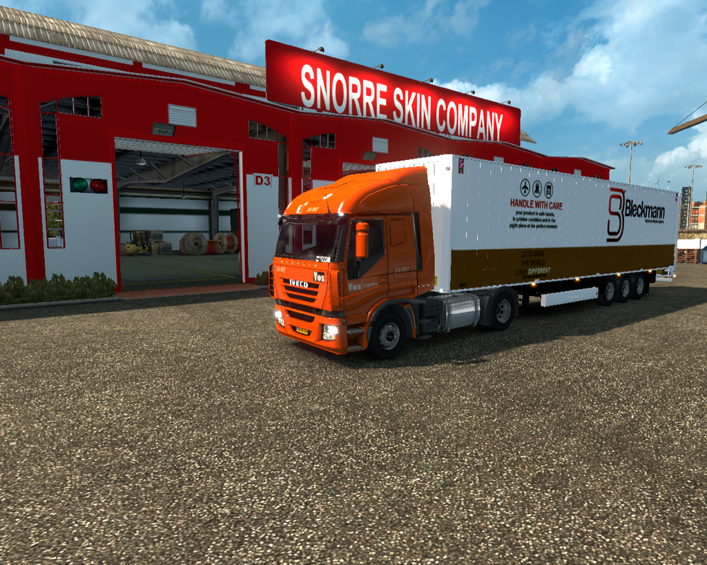 ets2 Iveco Stralis Vos Logistics Oss Holland + Tra - prive skin ets2