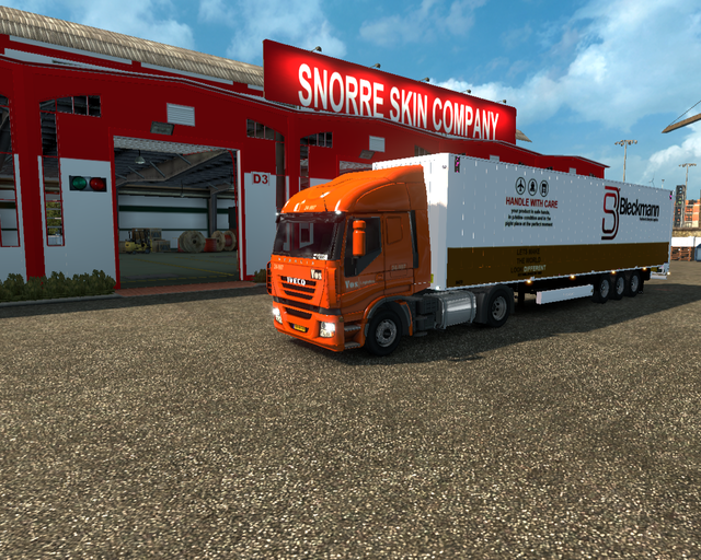 ets2 Iveco Stralis Vos Logistics Oss Holland + Tra prive skin ets2