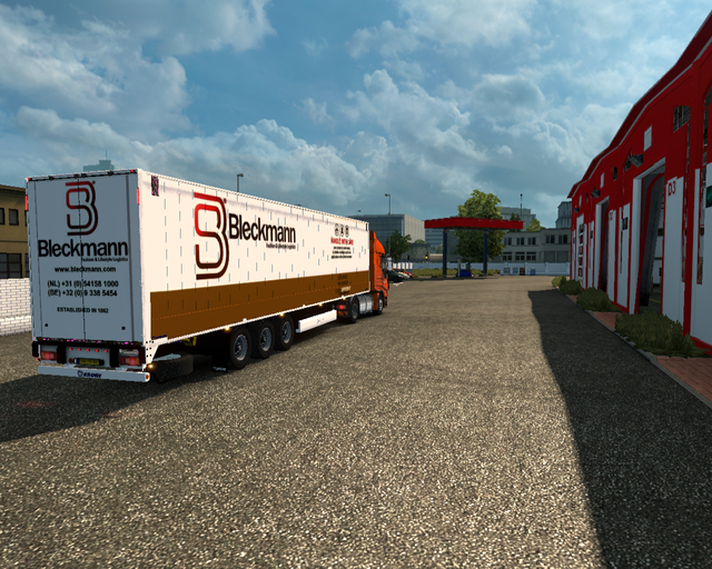 ets2 Iveco Stralis Vos Logistics Oss Holland + Tra prive skin ets2