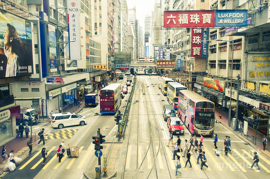 wan-chai-street-view-in-hong-kong-tuimages- - HK