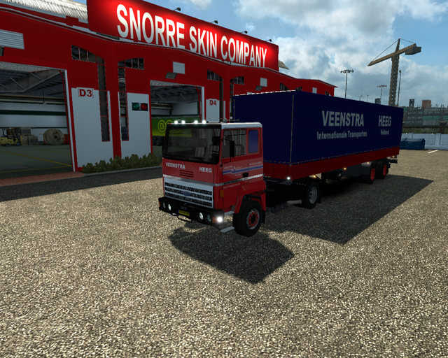 ets2 Ford Transcontinental 2435 4x2 + 2 axis plane prive skin ets2