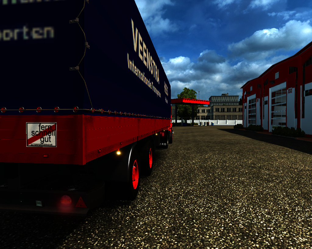 ets2 Ford Transcontinental 2435 4x2 + 2 axis plane - prive skin ets2