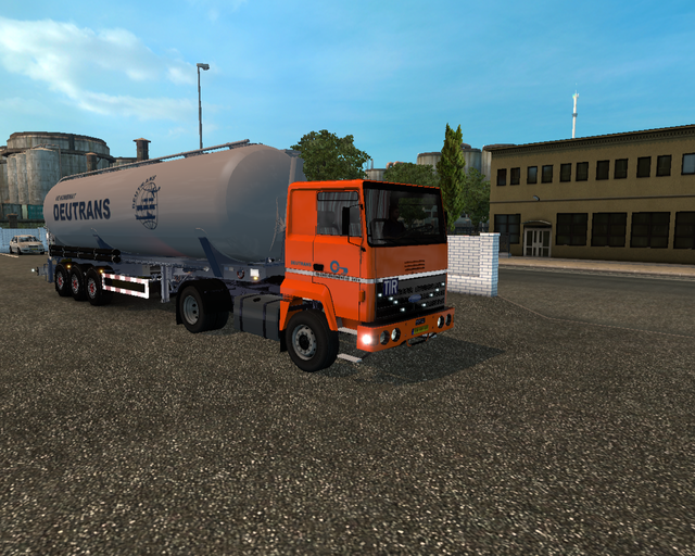 ets2 Ford Transcontinental 4435 4x2 + Silotrailer  prive skin ets2