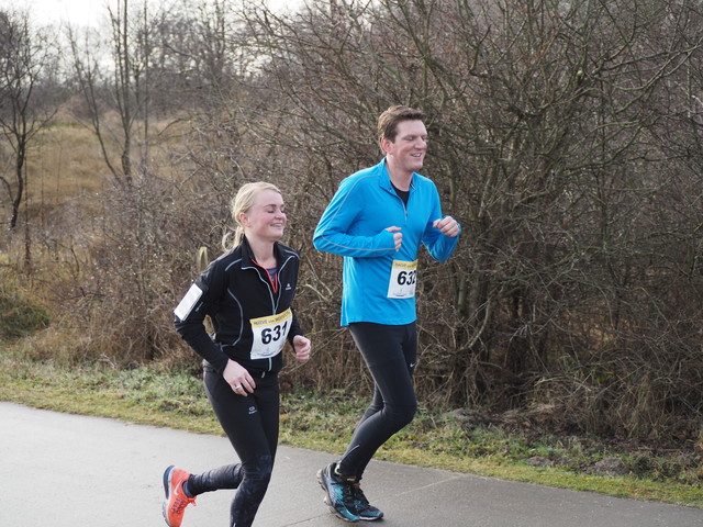 P1080521 5 en 10 km Westvoorne 8-1-2017